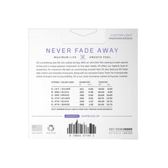 Daddario XSAPB1152 Acoustic Guitar Strings phospor bronze coating