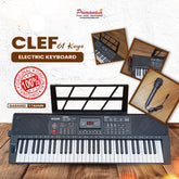 Clef Keyboard Mini 61 Key Elektronik Key With Microphone