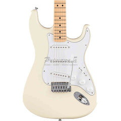 Fender Standard Stratocaster Electric Guitar, Maple FB, Olympic White