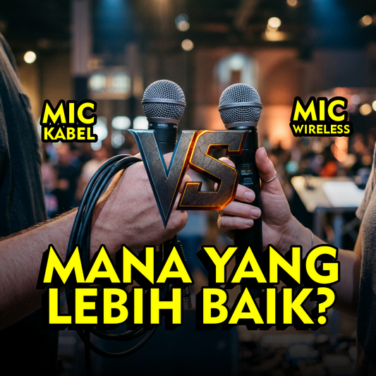 Mic Wireless vs Mic Kabel: Mana yang Lebih Bagus?