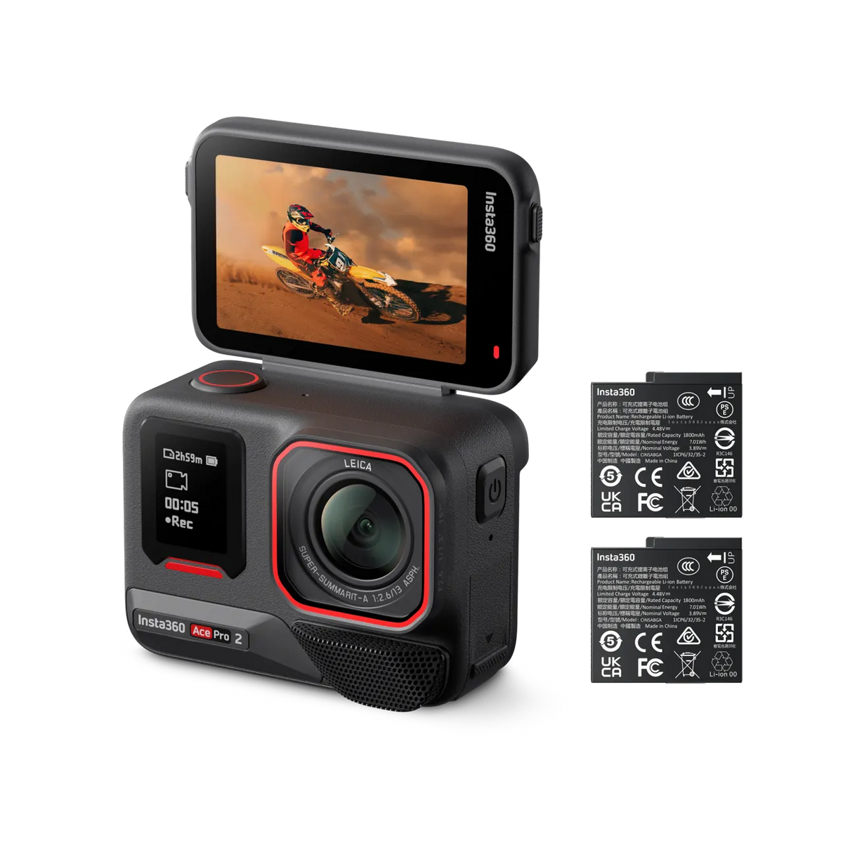 Insta360 Ace Pro 2 Midnight Black Dual Battery