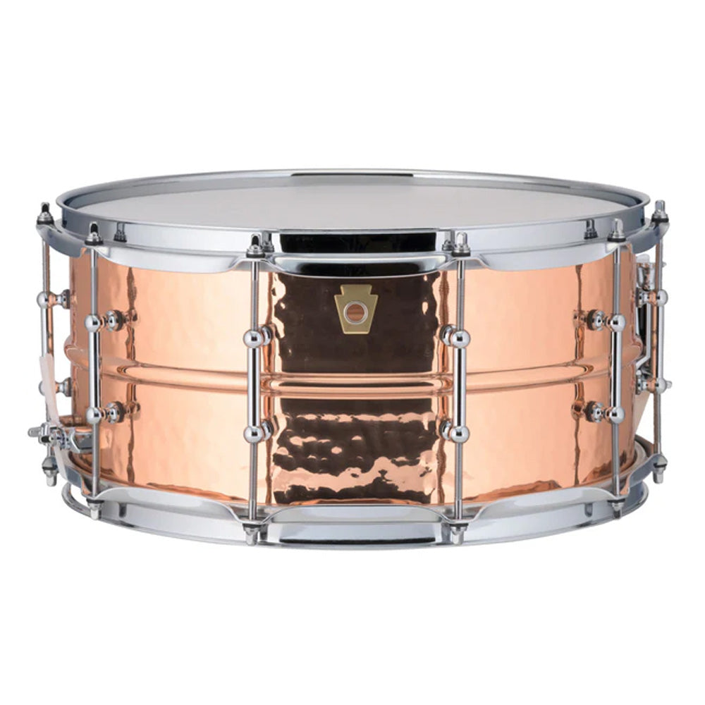 LUDWIG LC662KT SNARE COPPER PHONIC 6.5X14 HAMMD,TUBE LUGS