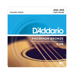Daddario EJ 16 Acoustic guitar strings