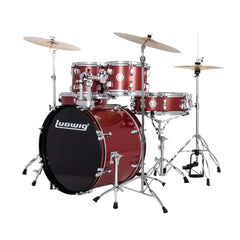 LUDWIG LC19514XCDIR ACCENT DRIVE RED SPARKLE