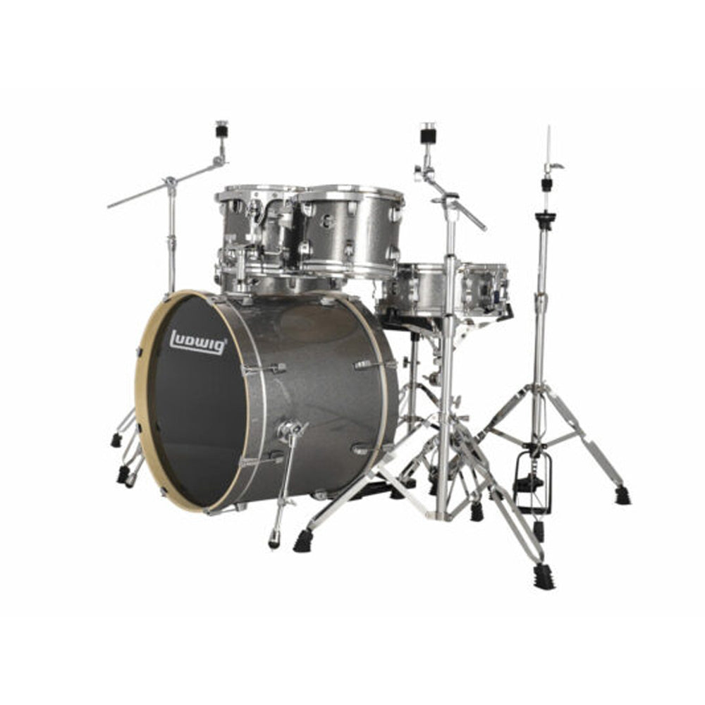 Ludwig LE622028DIR Drum Evolution 6pcs Outfit  Platinum Sparkle