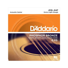 Daddario EJ 15 Acoustic guitar strings