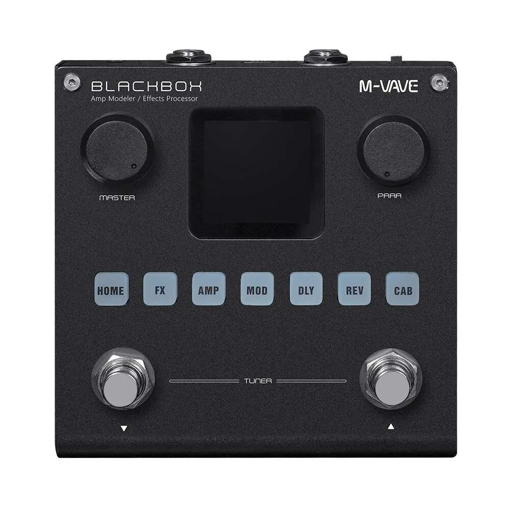 M-Vave BLACK BOX Guitar/Bass Multi Effects Processor Black