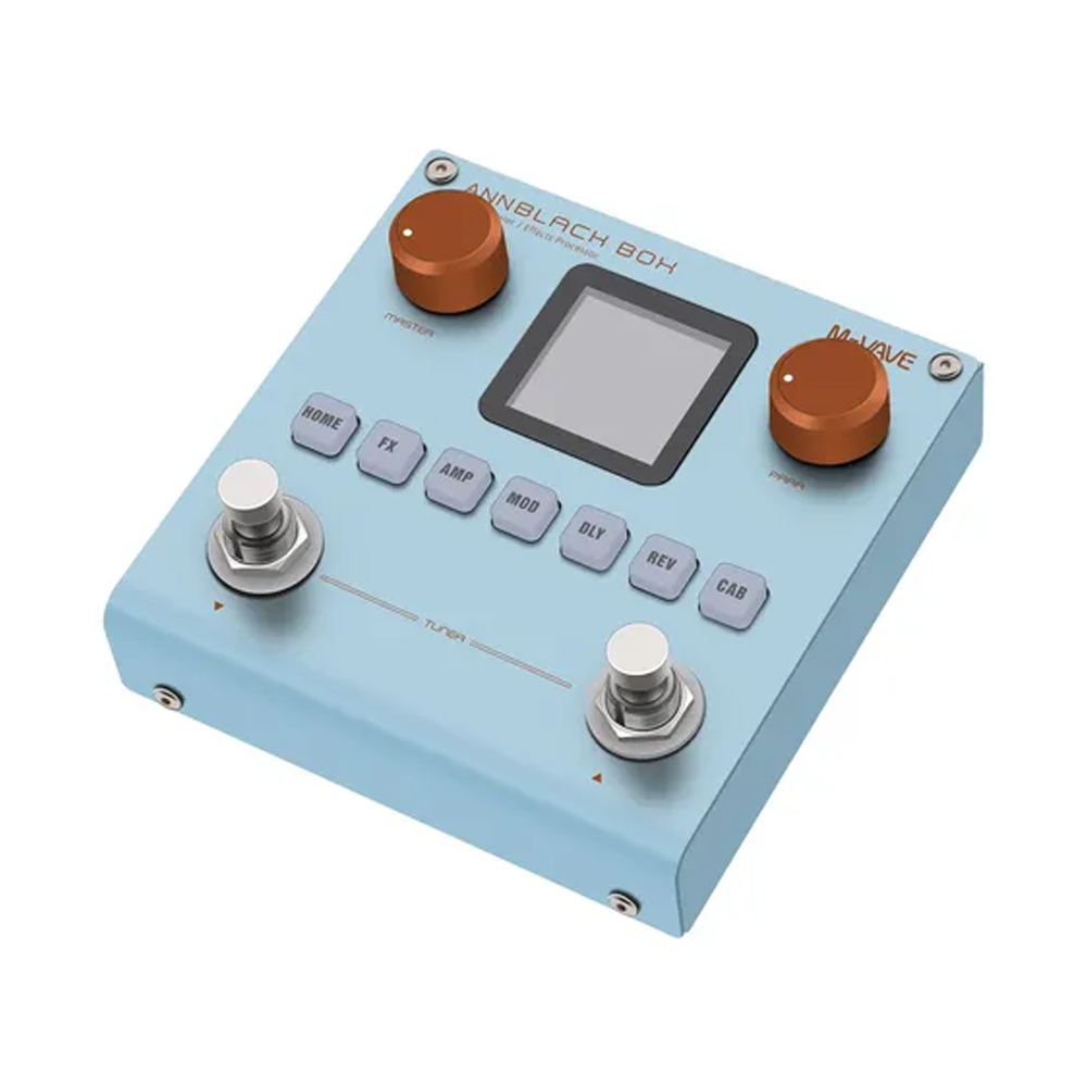 M-Vave BLACK BOX Guitar/Bass Multi Effects Processor Blue