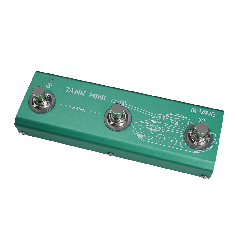 M-Vave TANK MINI GREEN Guitar/Bass Multi Effects Processor