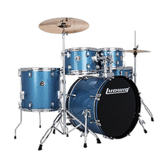 Ludwig LC19519XCDIR Drum Accent Drive  Blue Sparkle