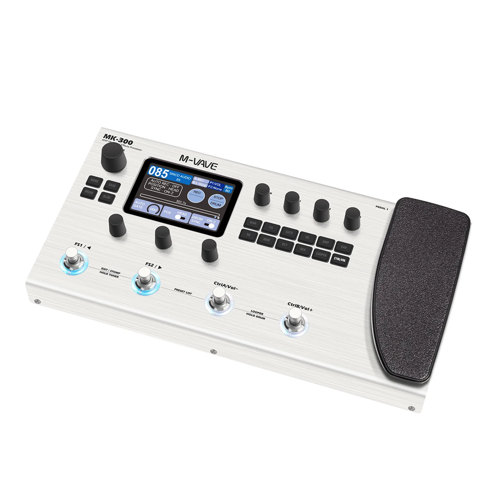 M-Vave MK-300 Guitar, Bass Multi Effects Processor