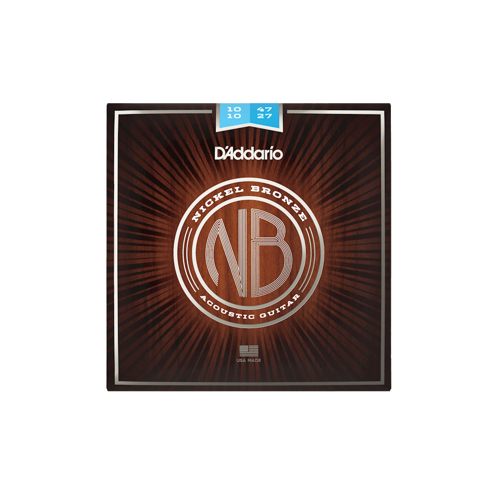 Daddario NB1047-12  Acoustic guitar strings Nickle Bronze Round Wound