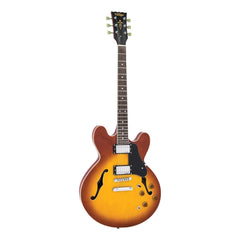 VINTAGE VSA500HB SEMI-ACOUSTIC HONEY BURST