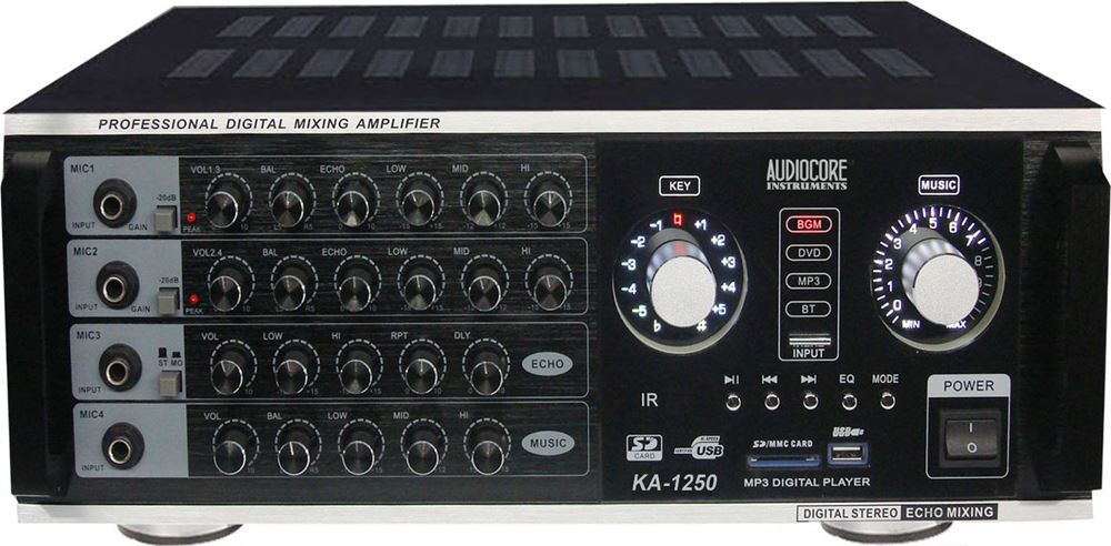 Audiocore KA-1250 Power Mixer Amplifier