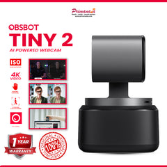 OBSBOT Tiny 2 Webcam PTZ 4K AI Tracking Kamera PC Computer