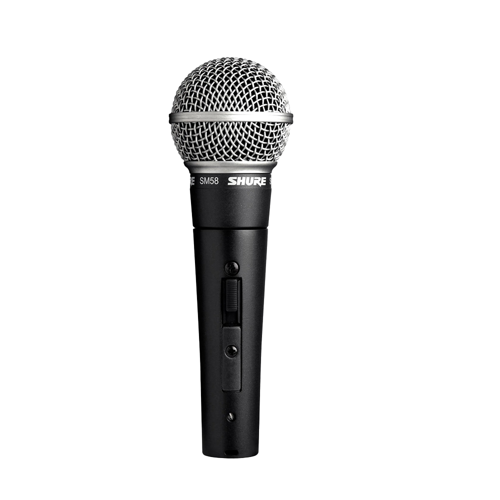 Shure SM58S Dynamic Vocal Microphone dengan On/Off Switch