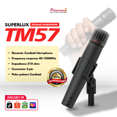 Superlux TM57 Mic Dynamic Cardioid Instrumen