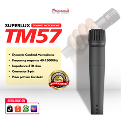 Superlux TM57 Mic Dynamic Cardioid Instrumen