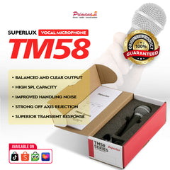 Superlux TM58 Mic Cable