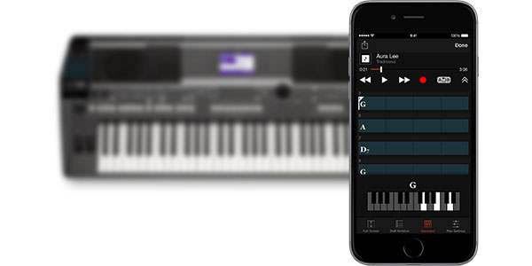 Yamaha Chord Tracker App